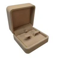 Velvet Earring Box Premium Jewellery Storage Case - Pack Of 3 - Beige