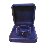 Velvet Bangle Box Premium Jewellery Storage Case - Blue