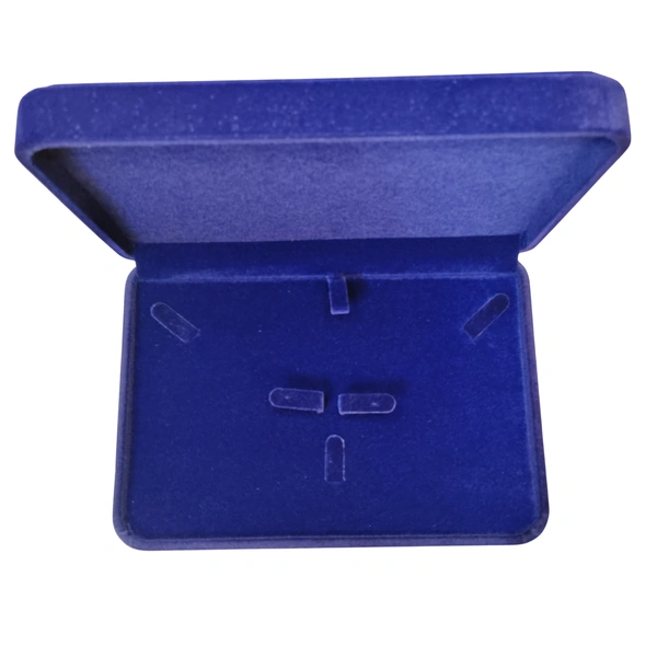 Velvet Small Necklace Set Box Premium Jewellery Storage Case - Blue