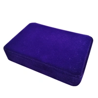 Velvet Small Necklace Set Box Premium Jewellery Storage Case - Blue
