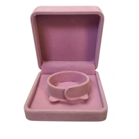 Velvet Bangle Box Premium Jewellery Storage Case - Pink