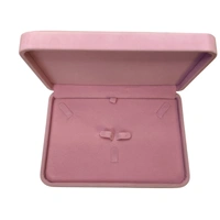 Velvet Small Necklace Set Box Premium Jewellery Storage Case - Pink