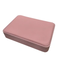 Velvet Small Necklace Set Box Premium Jewellery Storage Case - Pink