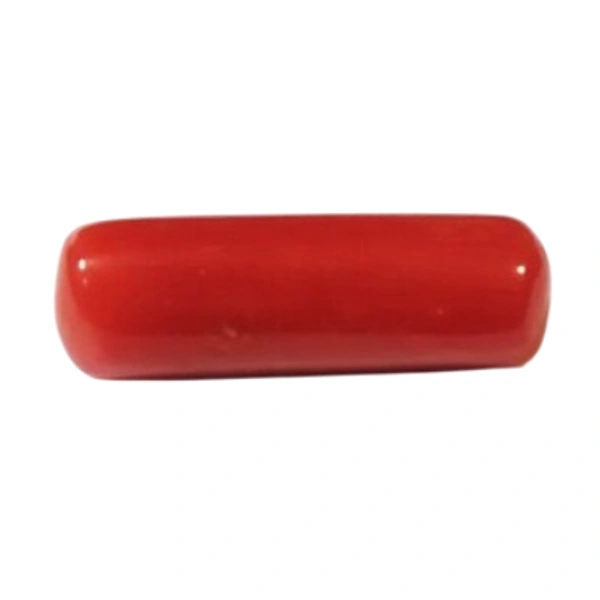 Red Italian Coral Gemstone - Lal Moonga - Certified Natural Gemstone - Capsule, 6 Carat