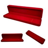 Velvet Chain Box Premium Jewellery Storage Case - Red