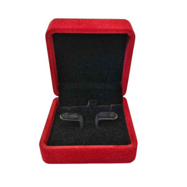 Velvet Earring Box Premium Jewellery Storage Case - Red Wine