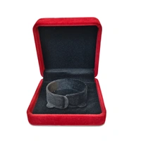 Velvet Bangle Box Premium Jewellery Storage Case - Red Wine