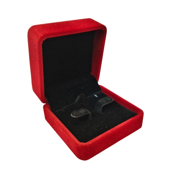 Velvet Earring Box Premium Jewellery Storage Case - Red Wine
