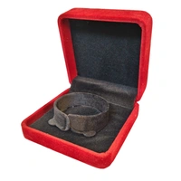 Velvet Bangle Box Premium Jewellery Storage Case - Red Wine