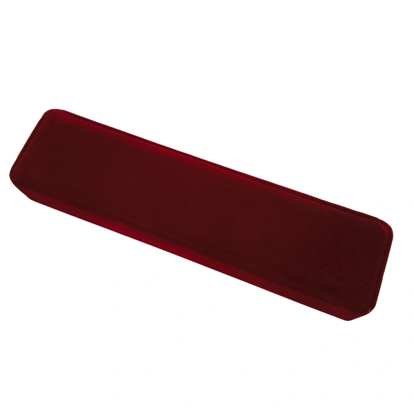 Velvet Chain Box Premium Jewellery Storage Case - Red Wine