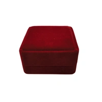 Velvet Earring Box Premium Jewellery Storage Case - Red Wine