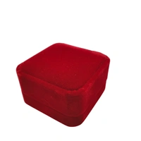 Velvet Pendant Box Premium Jewellery Storage Case - Red Wine
