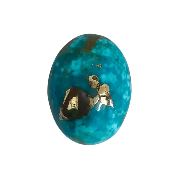 Natural Firoza Turquoise Lab Certified Exclusive Polished Gemstones for Peace, Protection Name and Fame for Unisex - 65 Carat