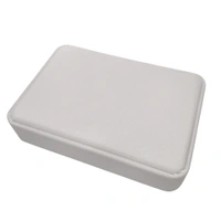 Velvet Small Necklace Set Box Premium Jewellery Storage Case - White