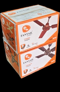 Fantail Ceiling Fan 400rpm 24 600 Mm 4 Blade - Brown