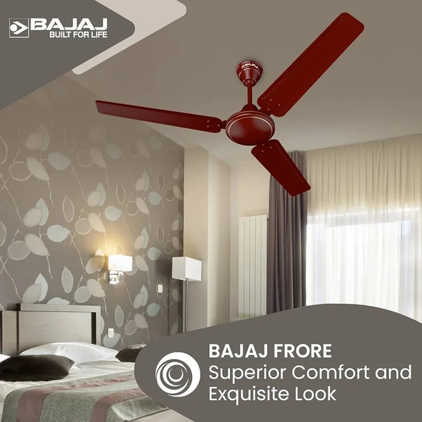 Bajaj Ceiling Fan Model Edge Hs NeoEE 48 Inch 1200mm - Brown