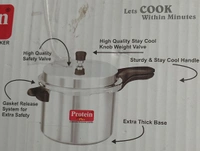 Protein Aluminium Pressure Cooker 5ltr Outer Lid 