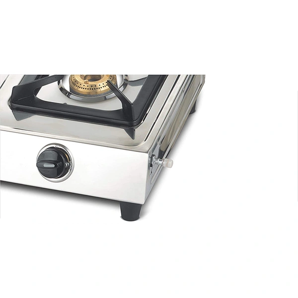 Bajaj Lpg Gas Stove 2 Burner Brass Stainless Steel Body Model Bajaj Popular Eco