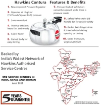 Hawkins Pressure Cooker Inner Lid Model Contura 5ltr 