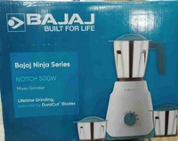 Bajaj Ninja Series Notch Mixer Grinder 3 Jar 500w French Blue Colour 