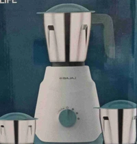 Bajaj Ninja Series Notch Mixer Grinder 3 Jar 500w French Blue Colour 