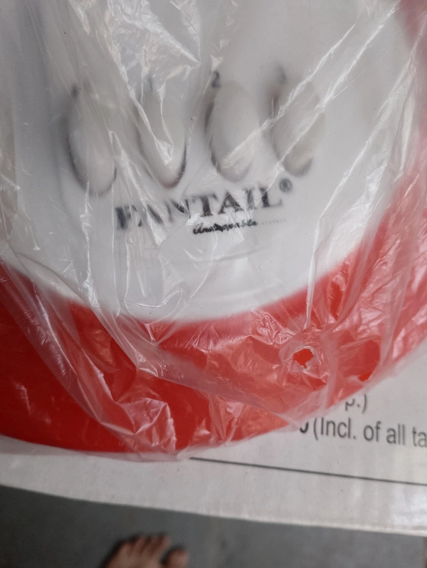 Table Fan Fantail Unstoppable High Speed 3speed Control  - Red, 16 Inch
