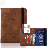 PASSPORT COVER - Brown, 6 Inch