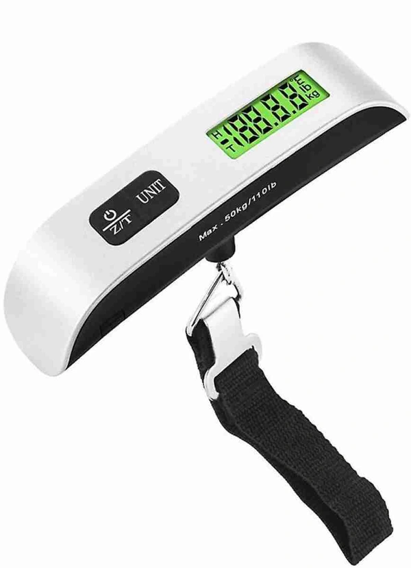 Portable Electronic Luggage Scale, Home Travel Charging Luggage Scale - Black
