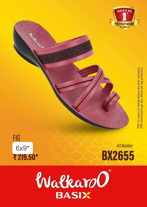 WALKAROO Women Multicolor Sandal - Bourbon, UK - 6 7 8 9 10 11 12