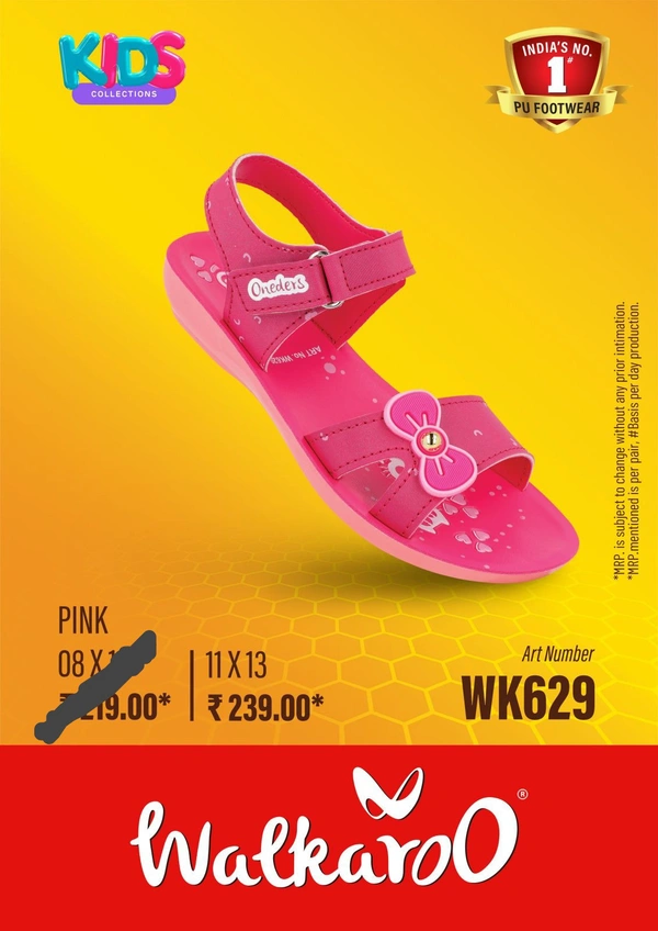 walkaroo women Pink wk629 - Magenta / Fuchsia, UK - 11 12 13