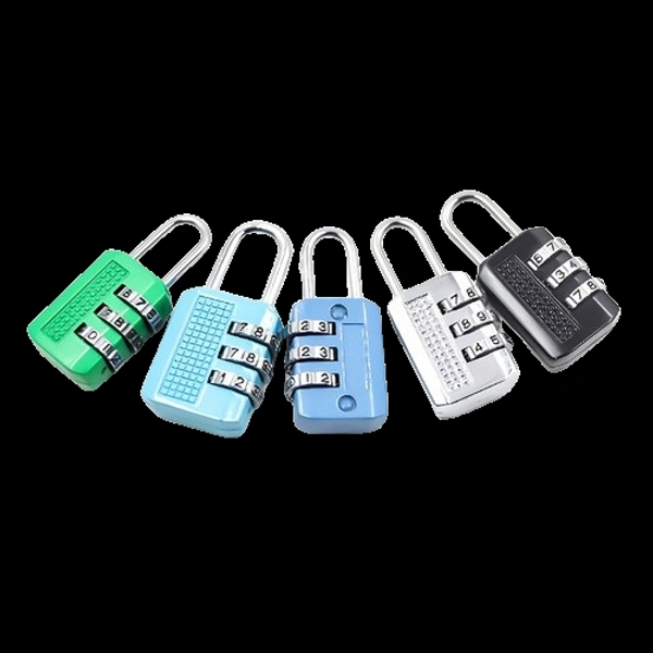 1pc Password Padlock, Waterproof And Rust-proof Suitcase Lock Locker Bag, Gym Home Small Mini Lock Golden Colour
