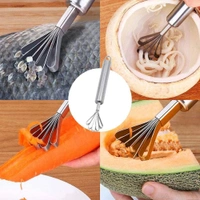 Spatlus Coconut Sc, Coconut Meat Removal Knife, Stainless Steel Coconut Grater Slicer, Multi-Purpose Stainless Steel Planer (Pack of 1)