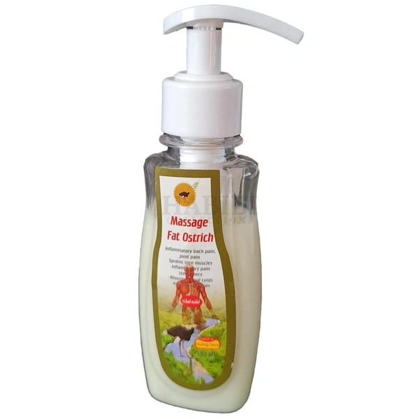 Dehan Ostrich Massage Natural Ostrich Fat Oil Knee Joints Bone Pain 150ml