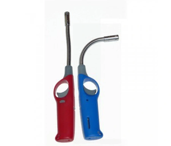  Foldable Gas Lighter for Kitchen Stove with Adjustable Flame and Refillable Pack of 1 Piece Plastic, Steel Electronic Gas Lighter  (Multicolor, Pack of 1 )