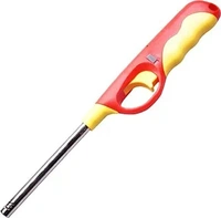  Gas Lighter for Kitchen with Adjustable Gun Flame, Use for Household(Pack of 1) Steel Gas Lighter  (Multicolor Pack of 1)