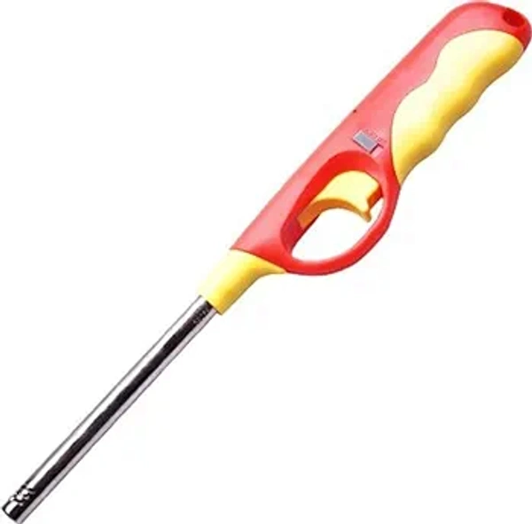  Gas Lighter for Kitchen with Adjustable Gun Flame, Use for Household(Pack of 1) Steel Gas Lighter  (Multicolor Pack of 1)