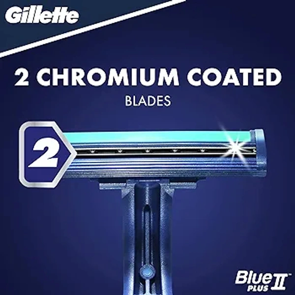 Gillette Blue Shaver 2 PLUS 10 + 4 - Royal Blue