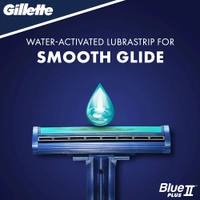 Gillette Blue Shaver 2 PLUS 10 + 4 - Royal Blue