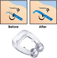 Snoring Solution, Magnetic Nose Clip, Snore Stopper Silicone Nose Device, Comfortable & Devices For Peaceful Night  4 Pieces