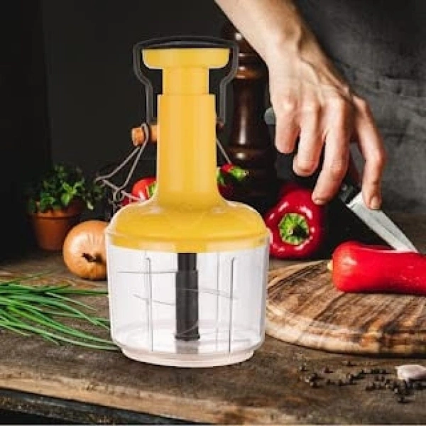 Push Chopper Hand Press Chopper Slap Chop 