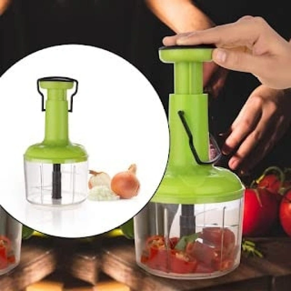 Push Chopper Hand Press Chopper Slap Chop 