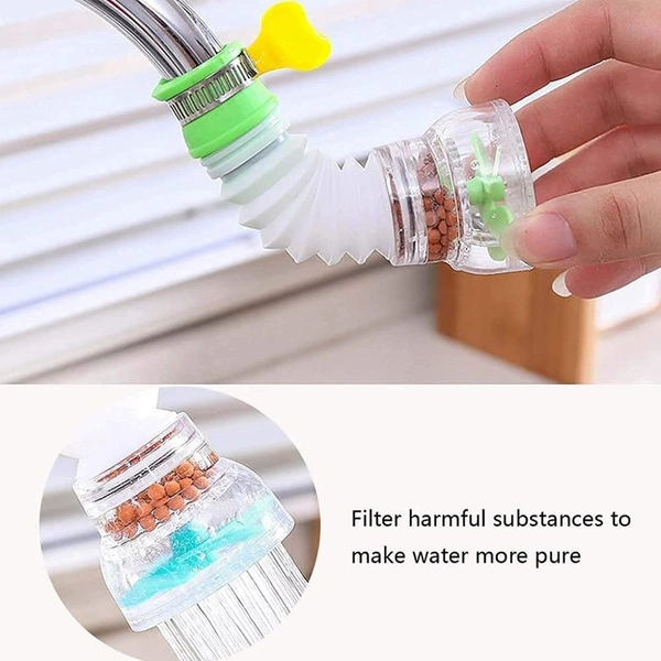 Upgrade Your Kitchen Sink With This Rotary Faucet With Key Extender And Water Purifier - Save Water & Money!