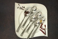 Stainless Steel Spoon Set of 12, Table Spoon Length 16.5 cm, Great Housewarming Gift, Food Grade Silverware for Home, Kitchen or Restaurant - Mirror Polished, 12 Silver Spoons