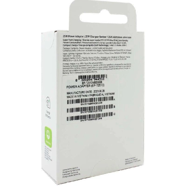 Samsung Travel Adapter Wall Charger ( Black / White ) 1 Year Warranty 