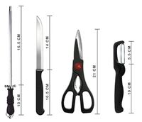 8 Piece Knife Set Stainless Steel 