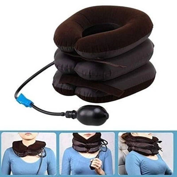 3 Layer Neck Pillow - Brown