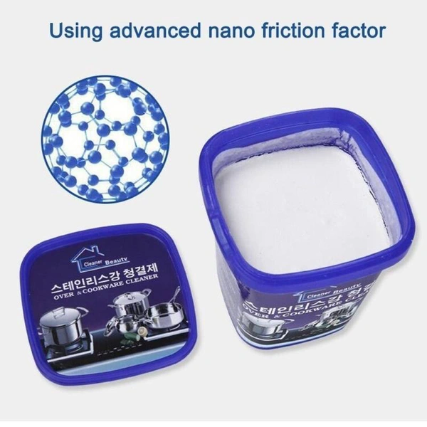 Stainless Steel  Oven Cookware Cleaner Boom Wash For Removing Tough Stains Kitchen Cleaner ( 500 Ml )