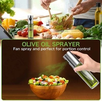 Glass Oil Spray Bottle Dispenser 