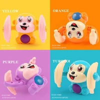 Tumbling Monkey Banana Musical Toy With Voice Control Sensor Light Effects 