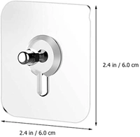 Bolt Sticker Screw Hook 5 Kg Load Barring Capacity ( Pack Of 10 )